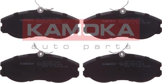 Kamoka JQ1011818 - Гальмівні колодки, дискові гальма avtolavka.club