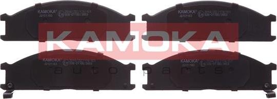 Kamoka JQ101183 - Гальмівні колодки, дискові гальма avtolavka.club