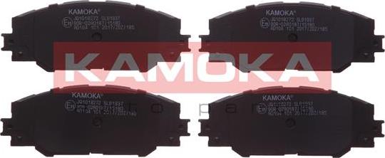 Kamoka JQ1018272 - Гальмівні колодки, дискові гальма avtolavka.club