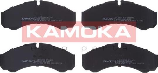 Kamoka JQ1012630 - Гальмівні колодки, дискові гальма avtolavka.club