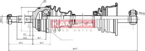 Kamoka RN1138913A - Приводний вал avtolavka.club