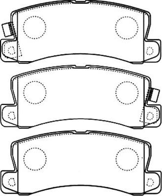 Kavo Parts BP-9094 - Гальмівні колодки, дискові гальма avtolavka.club