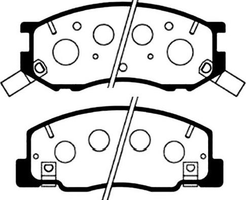 Kavo Parts BP-9041 - Гальмівні колодки, дискові гальма avtolavka.club