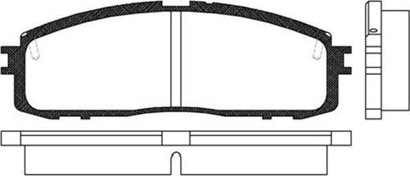 BENDIX 572264B - Гальмівні колодки, дискові гальма avtolavka.club