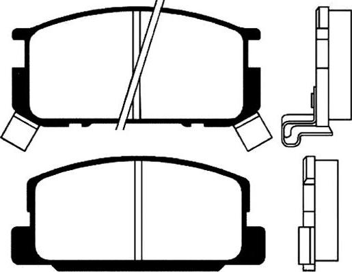 Kavo Parts BP-9009 - Гальмівні колодки, дискові гальма avtolavka.club