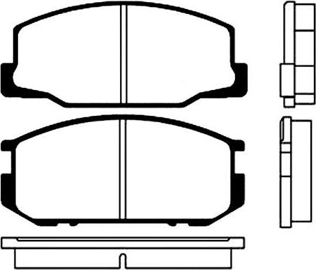 BENDIX 572305X - Гальмівні колодки, дискові гальма avtolavka.club