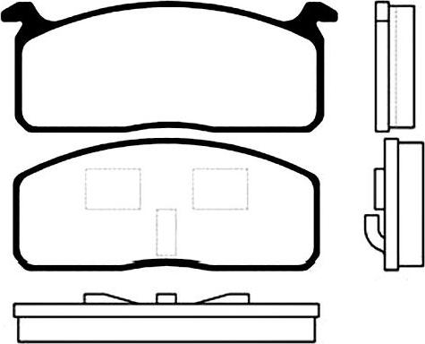 Kavo Parts BP-9001 - Гальмівні колодки, дискові гальма avtolavka.club