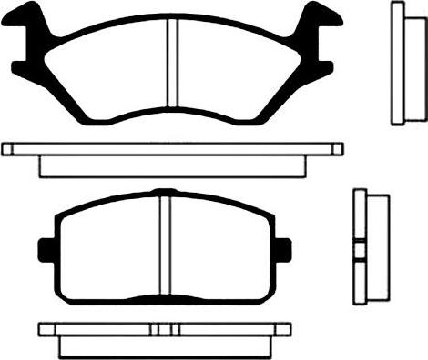 Kavo Parts BP-9002 - Гальмівні колодки, дискові гальма avtolavka.club