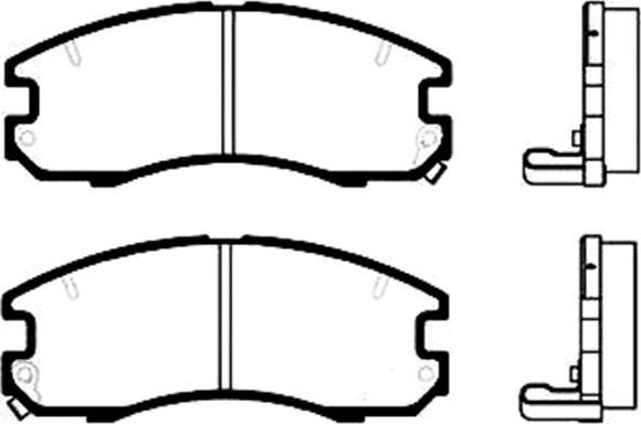 Kavo Parts BP-9013 - Гальмівні колодки, дискові гальма avtolavka.club