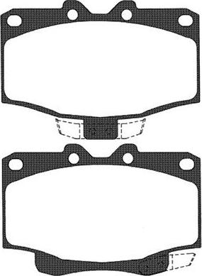 Kavo Parts BP-9038 - Гальмівні колодки, дискові гальма avtolavka.club