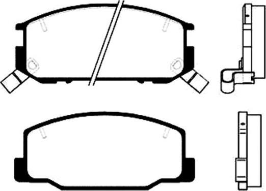 Kavo Parts BP-9021 - Гальмівні колодки, дискові гальма avtolavka.club