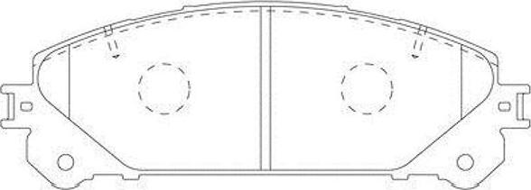 Kavo Parts BP-9140 - Гальмівні колодки, дискові гальма avtolavka.club