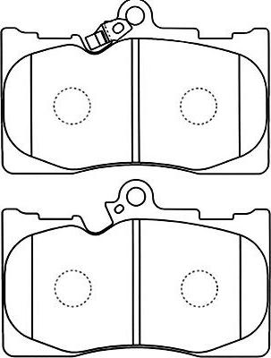 Kavo Parts BP-9102 - Гальмівні колодки, дискові гальма avtolavka.club