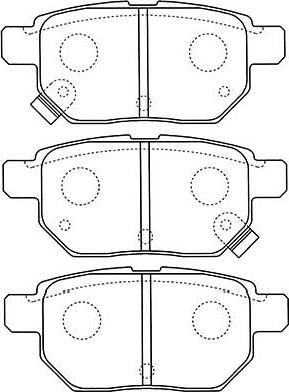 Kavo Parts BP-9110 - Гальмівні колодки, дискові гальма avtolavka.club