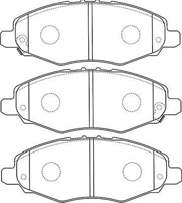 Kavo Parts BP-9113 - Гальмівні колодки, дискові гальма avtolavka.club