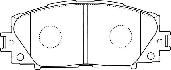 Kavo Parts BP-9112 - Гальмівні колодки, дискові гальма avtolavka.club