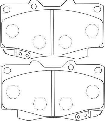 Kavo Parts BP-9117 - Гальмівні колодки, дискові гальма avtolavka.club