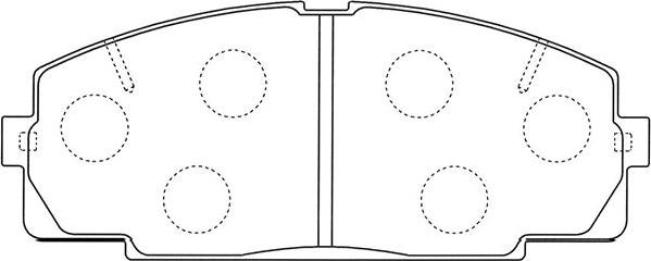 Kavo Parts BP-9135 - Гальмівні колодки, дискові гальма avtolavka.club