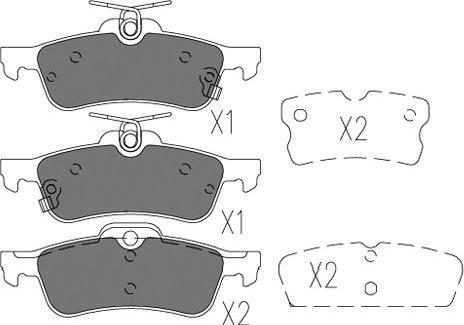 Kavo Parts BP-9131 - Гальмівні колодки, дискові гальма avtolavka.club