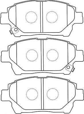 Kavo Parts BP-9120 - Гальмівні колодки, дискові гальма avtolavka.club