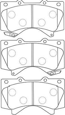 Kavo Parts BP-9121 - Гальмівні колодки, дискові гальма avtolavka.club