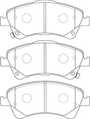 Kavo Parts BP-9128 - Гальмівні колодки, дискові гальма avtolavka.club