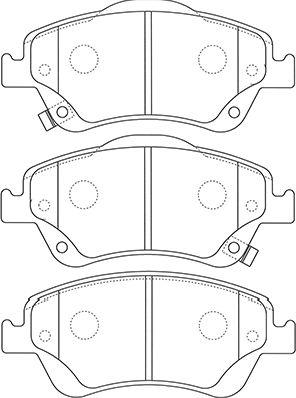 Kavo Parts BP-9127 - Гальмівні колодки, дискові гальма avtolavka.club