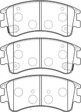 Kavo Parts BP-4551 - Гальмівні колодки, дискові гальма avtolavka.club