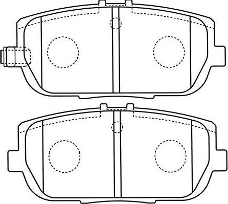 Kavo Parts BP-4564 - Гальмівні колодки, дискові гальма avtolavka.club