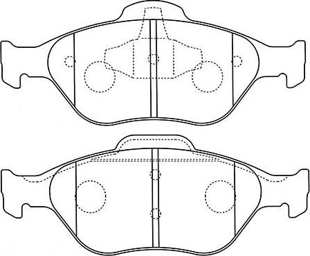 Kavo Parts BP-4567 - Гальмівні колодки, дискові гальма avtolavka.club