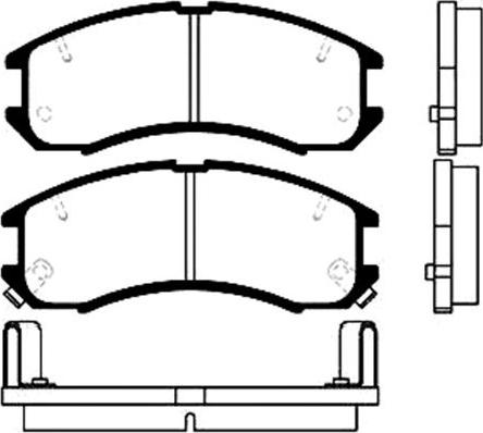 Kavo Parts BP-4516 - Гальмівні колодки, дискові гальма avtolavka.club