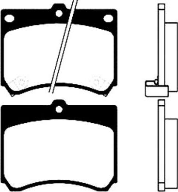 Kavo Parts BP-4518 - Гальмівні колодки, дискові гальма avtolavka.club