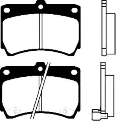 Kavo Parts BP-4517 - Гальмівні колодки, дискові гальма avtolavka.club