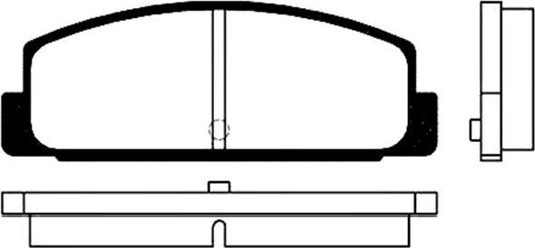 Kavo Parts BP-4534 - Гальмівні колодки, дискові гальма avtolavka.club