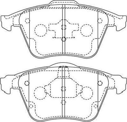 Kavo Parts BP-4579 - Гальмівні колодки, дискові гальма avtolavka.club