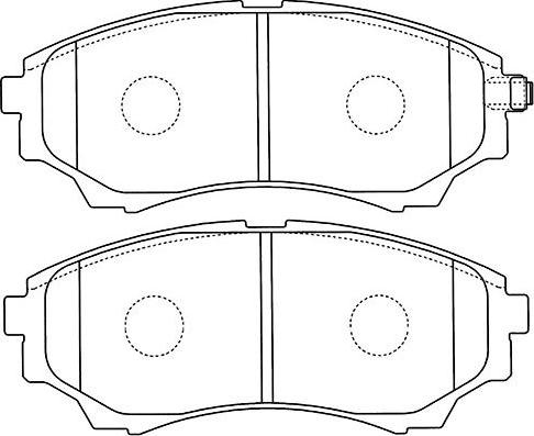 Kavo Parts BP-4570 - Гальмівні колодки, дискові гальма avtolavka.club