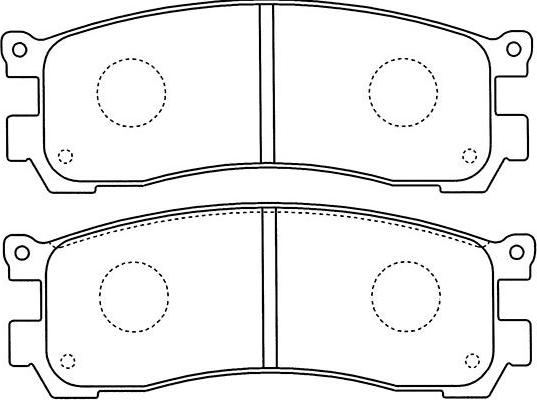 Kavo Parts BP-4571 - Гальмівні колодки, дискові гальма avtolavka.club