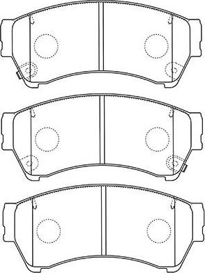 Kavo Parts BP-4572 - Гальмівні колодки, дискові гальма avtolavka.club