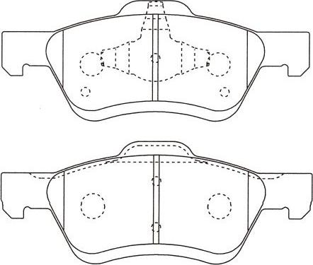 Kavo Parts BP-4577 - Гальмівні колодки, дискові гальма avtolavka.club