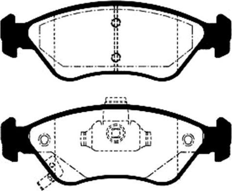 Kavo Parts BP-4002 - Гальмівні колодки, дискові гальма avtolavka.club