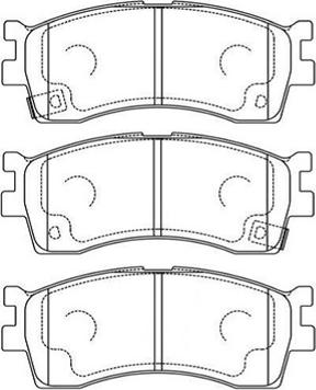 Kavo Parts BP-4007 - Гальмівні колодки, дискові гальма avtolavka.club