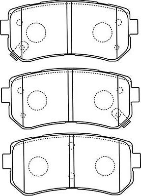 Kavo Parts BP-4018 - Гальмівні колодки, дискові гальма avtolavka.club