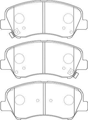 Kavo Parts BP-4026 - Гальмівні колодки, дискові гальма avtolavka.club