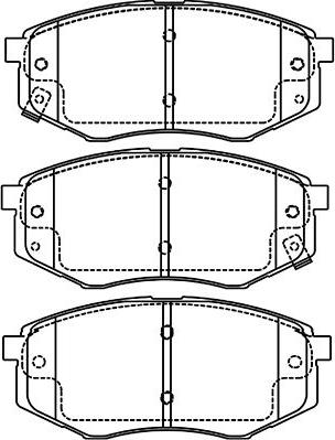 Kavo Parts BP-4027 - Гальмівні колодки, дискові гальма avtolavka.club