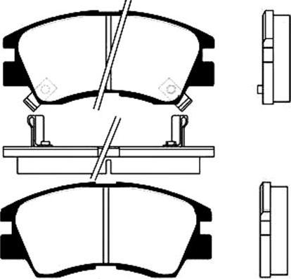 Kavo Parts BP-5506 - Гальмівні колодки, дискові гальма avtolavka.club