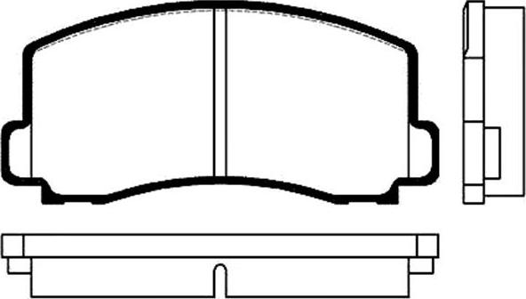 ACDelco 171-1212 - Гальмівні колодки, дискові гальма avtolavka.club