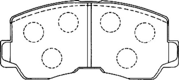 Kavo Parts BP-5533 - Гальмівні колодки, дискові гальма avtolavka.club