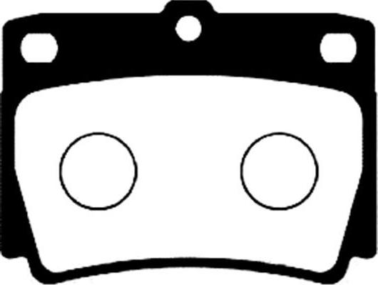 Kavo Parts BP-5526 - Гальмівні колодки, дискові гальма avtolavka.club