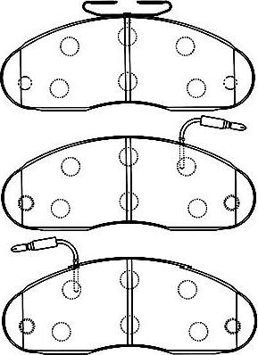 Kavo Parts BP-6598 - Гальмівні колодки, дискові гальма avtolavka.club