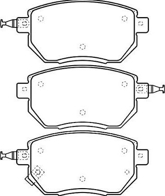 Kavo Parts BP-6593 - Гальмівні колодки, дискові гальма avtolavka.club